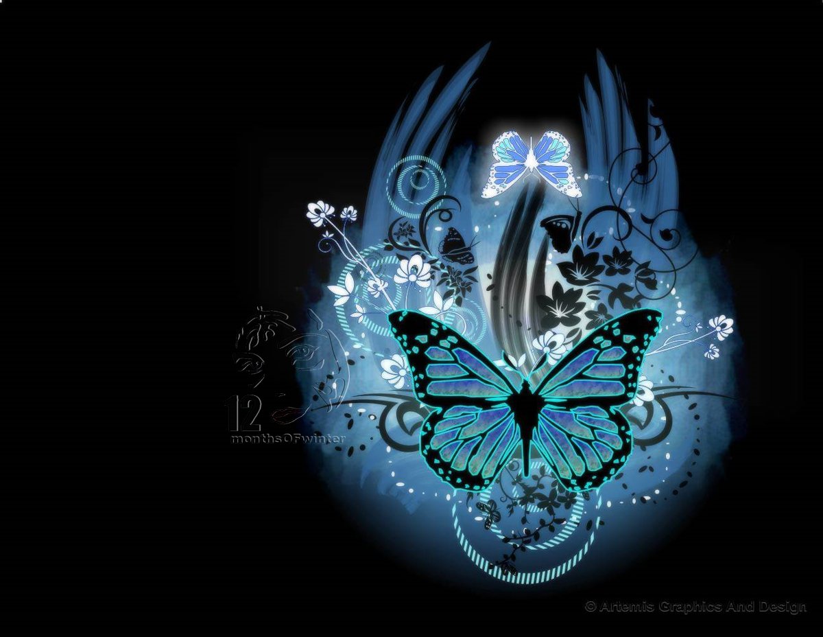 Animated Butterflies Wallpaper