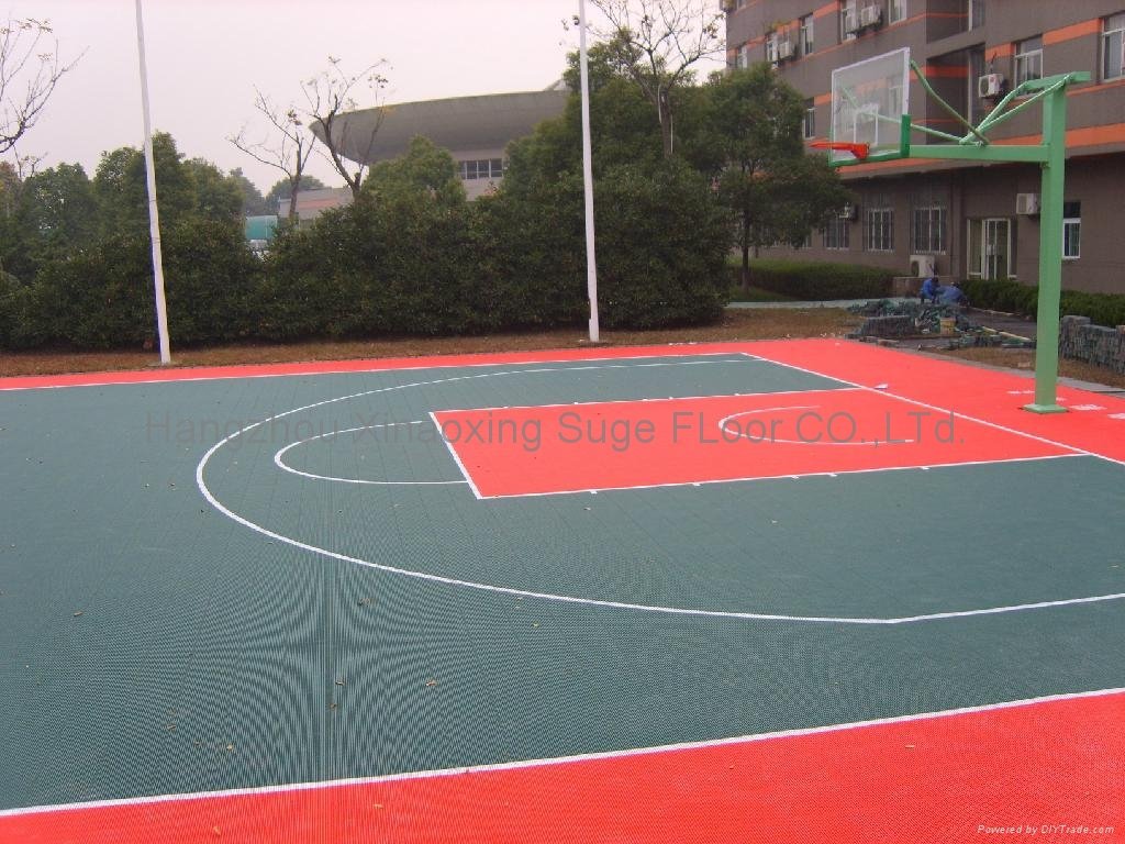 Basketball Court Flooring Outdoor