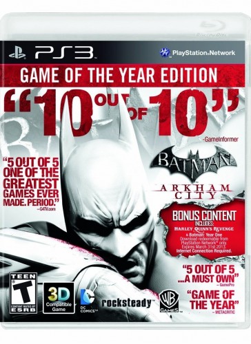 Batman Arkham City Game Of The Year Edition Xbox 360 Amazon