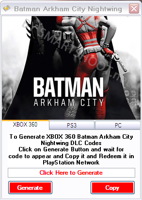 Batman Arkham City Nightwing Code