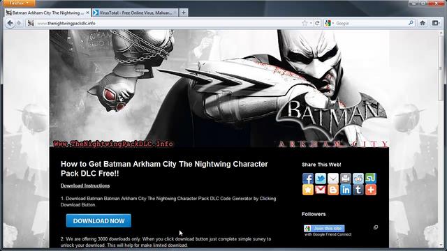 Batman Arkham City Nightwing Code Xbox