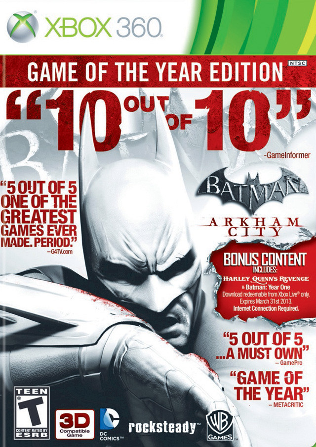 Batman Arkham City Robin Code For Xbox 360