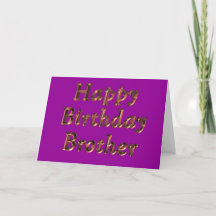 Birthday Wishes Cards For Brother