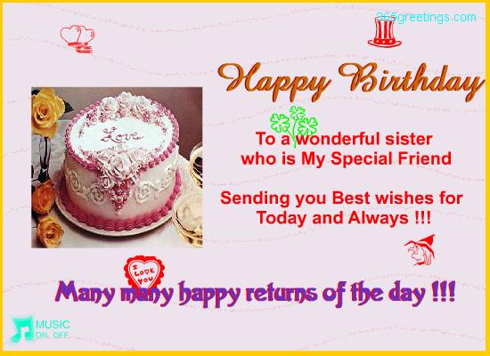 Birthday Wishes For Sister In Tamil