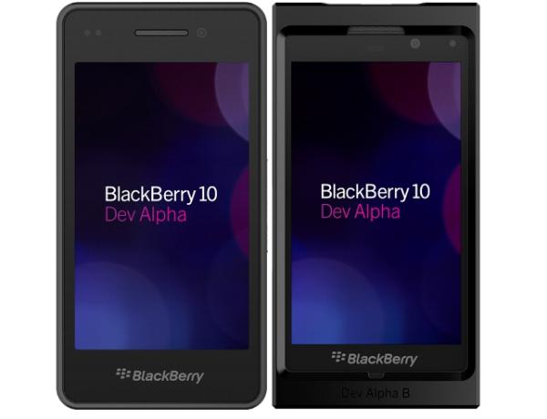 Blackberry 10 Dev Alpha Specifications