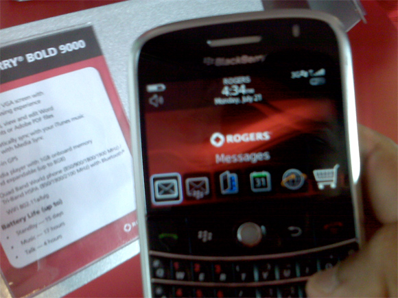 Blackberry Bold 9000 Rogers