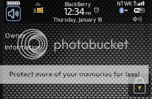 Blackberry Bold 9000 White Screen Battery Icon