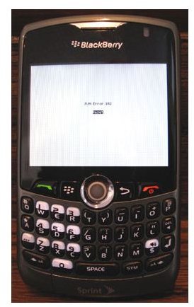Blackberry Bold 9780 White Screen Fix