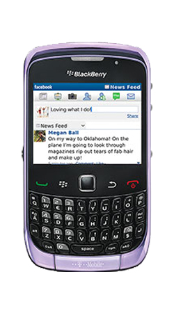 Blackberry Curve 9300 Pink Pay As You Go