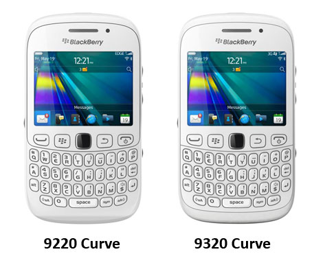 Blackberry Curve 9320 White Colour