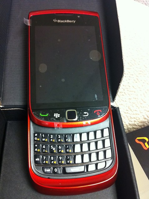 Blackberry Torch 9800 Red Light