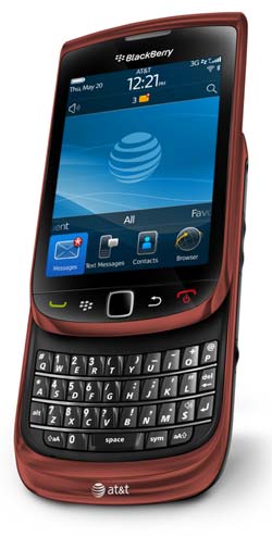Blackberry Torch 9800 Red Pay As You Go