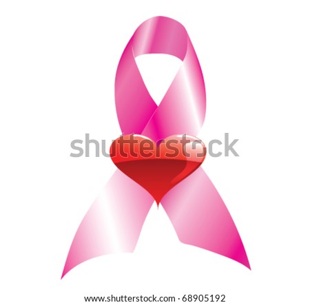 Breast Cancer Ribbon Clip Art Border