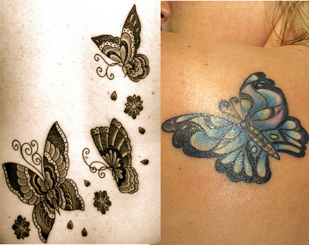 Butterflies Tattoos For Women