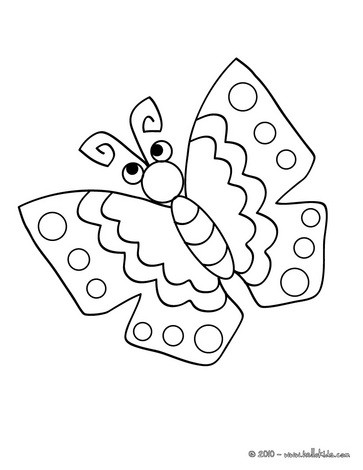 Butterfly Pictures To Colour In