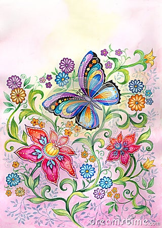 Butterfly Pictures With Flowers