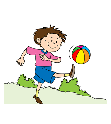 Children Playing In The Park Colouring Pages