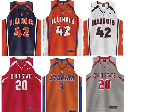 College Basketball Jersey Designs