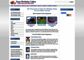 Easy Birthday Cake Designs For Girls