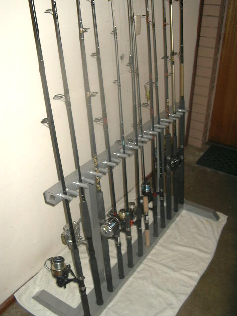 Fishing Rod Storage Rack