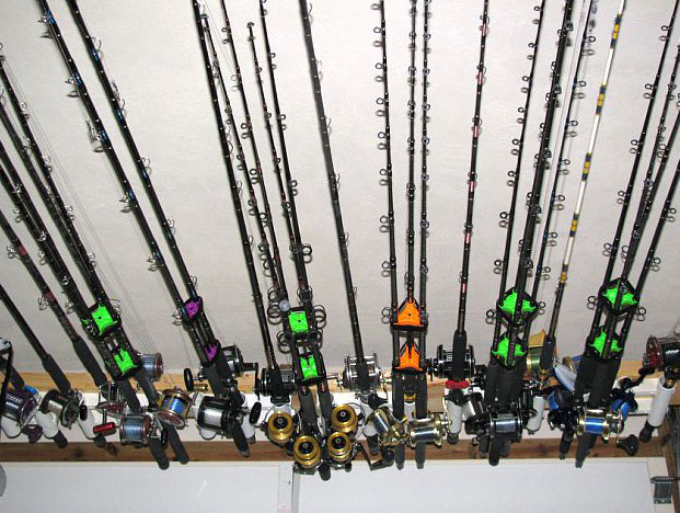 Fishing Rod Storage Rack