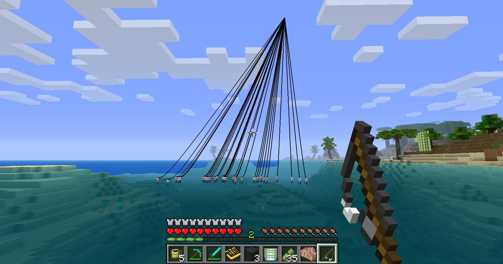 How To Make A Fishing Rod Minecraft