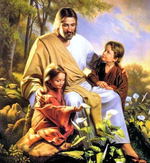 Jesus With Children Clip Art Free