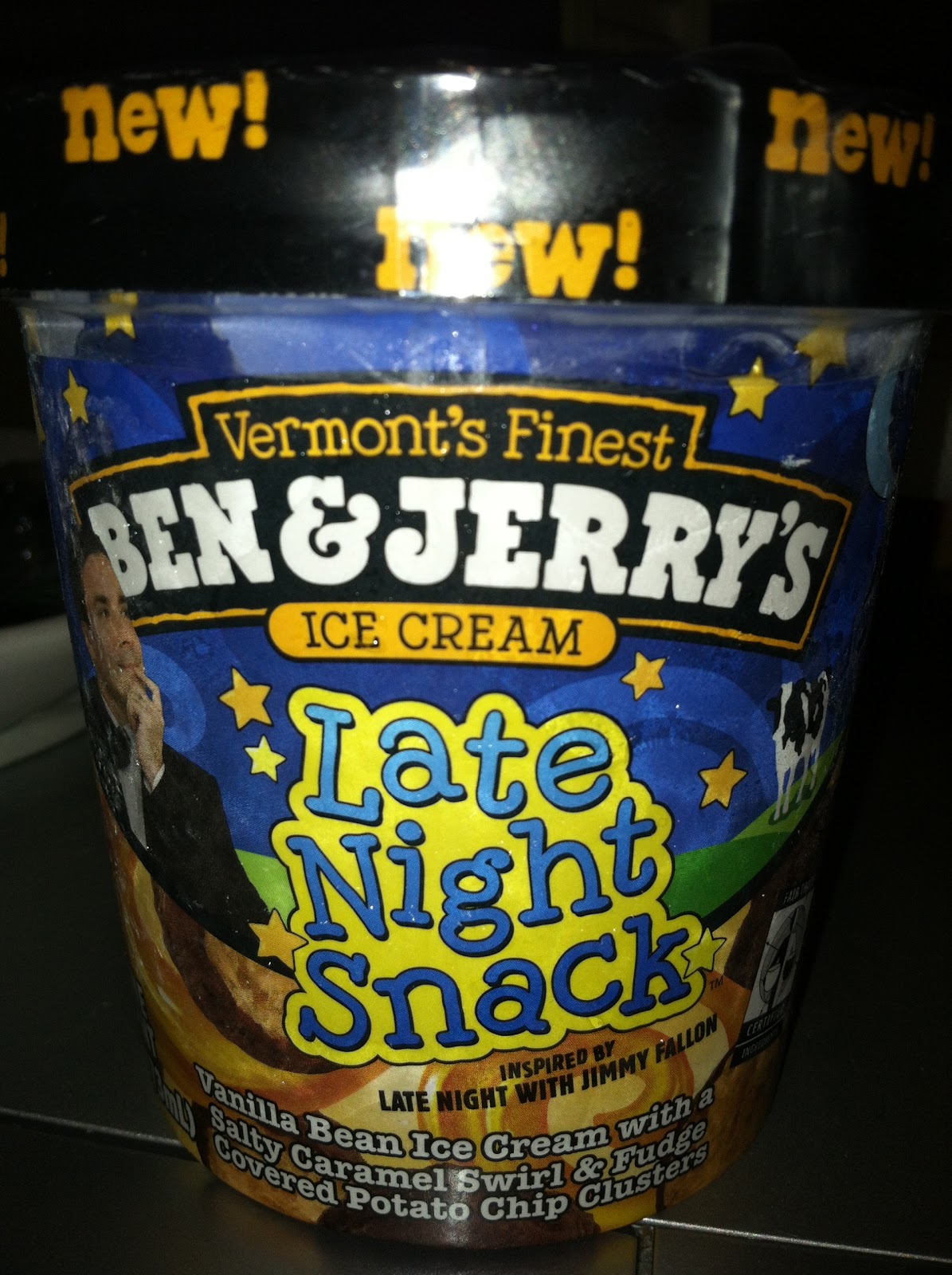 Jimmy Fallon Late Night Snack Ice Cream