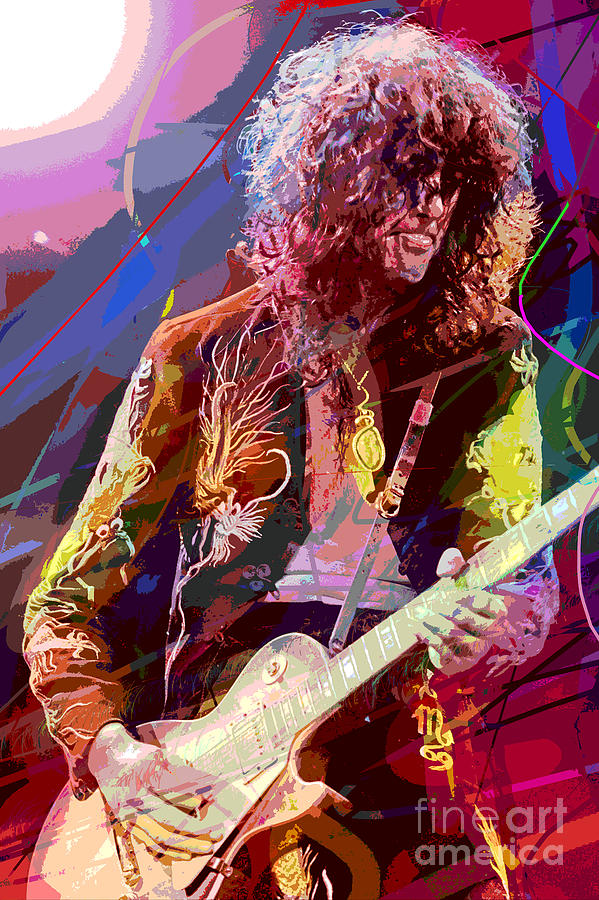 Jimmy Page Les Paul Color