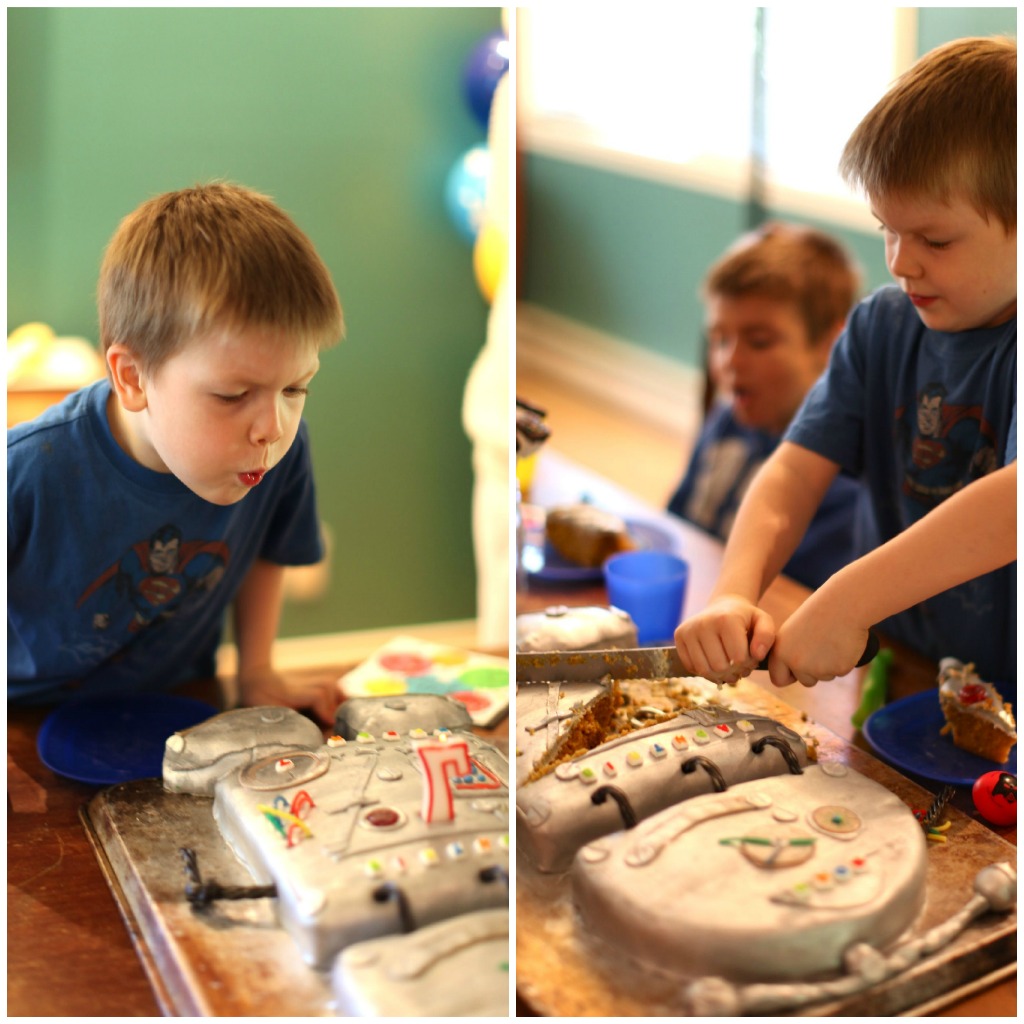 Robot Birthday Cake Ideas For Kids